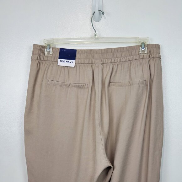 Old Navy Taupe Casual Wear Pull-On Hemisphere High-Rise Joggers NEW NWT Size L - Picture 5 of 10